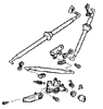 1972 Corvette Door Rods & Inside Latch Diagram