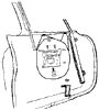 1957 Corvette Glass Bumpers & Window Runs Diagram