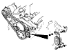 1962-1968 Pulleys - Fuel Injection Diagram