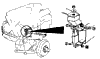 1956-1962 Front Engine Mounts Diagram