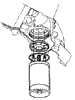 1956-1967 Oil Filter Diagram