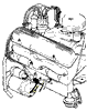 1956-1962 Engine & Draft Tube Diagram