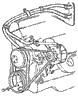 1965-1970 427 Engine Pulleys Diagram