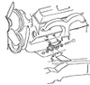 1963-1982 Engine Mount Diagram