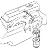 1968-1979 Small Block Oil & Filter Diagram