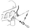1968-1968 3 x 2 Oil Pressure Line Diagram
