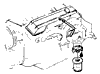 1971-1979 Oil Dipstick & Filter Diagram