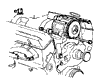 1968-1982 Pump Mounting & Vacuum Fitting Diagram