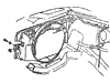 1971 Corvette Radiator, Hoses & Core Support Diagram