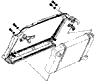 1978 Corvette Radiator & Core Support Diagram