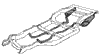 1963 Corvette Exhaust Kit & Mufflers Diagram