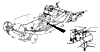 1956-1962 Round Muffler & Hangers Diagram