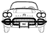 1962-1962 Front Mouldings Diagram