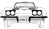 1963-1963 Front Mouldings Diagram