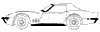 1968-1975 Side Mouldings Diagram