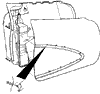 1956-1961 Door Mouldings Diagram