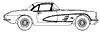1961-1961 Side Mouldings Diagram