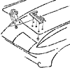 1966 Corvette Front Emblems Diagram