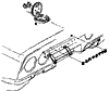 1969 Corvette Rear Emblems Diagram