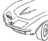 1969 Corvette Front Emblems Diagram