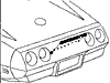 1974 Corvette Rear Emblem Diagram
