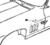 1964 Corvette Side Emblem Diagram