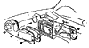 1963-1967 Heater Box - No AC Diagram
