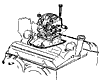 1979 Corvette Carburetor - Intake Manifold Diagram
