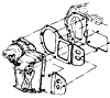 1963-1967 Heater Box Diagram
