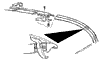 1956-1962 Hardtop Clips & Latches Diagram