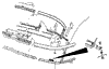 1956-1962 Hardtop Rear Clip & Bolt Diagram