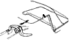 1963-1967 Hardtop Latches Diagram