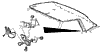 1968-1975 Hardtop Bolts & Weatherstrip Diagram