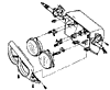 1963 Corvette Headlights & Housing Diagram