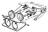 1973 Corvette Headlight & Bezel Diagram