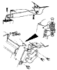 1954 Corvette Hood Hinges, Supports & Pop-Ups Diagram