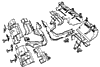 1965 Corvette Lower Ignition Shielding Diagram