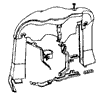 1965 Corvette Rear Ignition Shielding Diagram