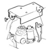 1971 Corvette Ignition Shield Top Cover Diagram