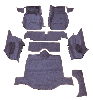1967-1967 Coupe Carpet Sets Diagram