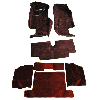 1976-1977 Coupe Carpet Sets Diagram