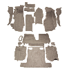1986-1987 Convertible Carpet Sets Diagram