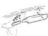 1966 Corvette Sun Visor Diagram