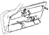 1965-1967 Door Panel Diagram