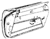 1957 Corvette Door Panel Diagram