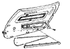 1974 Corvette Deluxe Door Panel Diagram