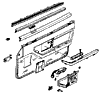 1985 Corvette Door Panel Diagram
