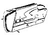 1958-1958 Door Panel Diagram