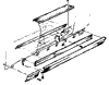 1963 Corvette Door Sills & Floor Plates Diagram