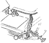 1968 Corvette Parking & Marker Lamps Diagram